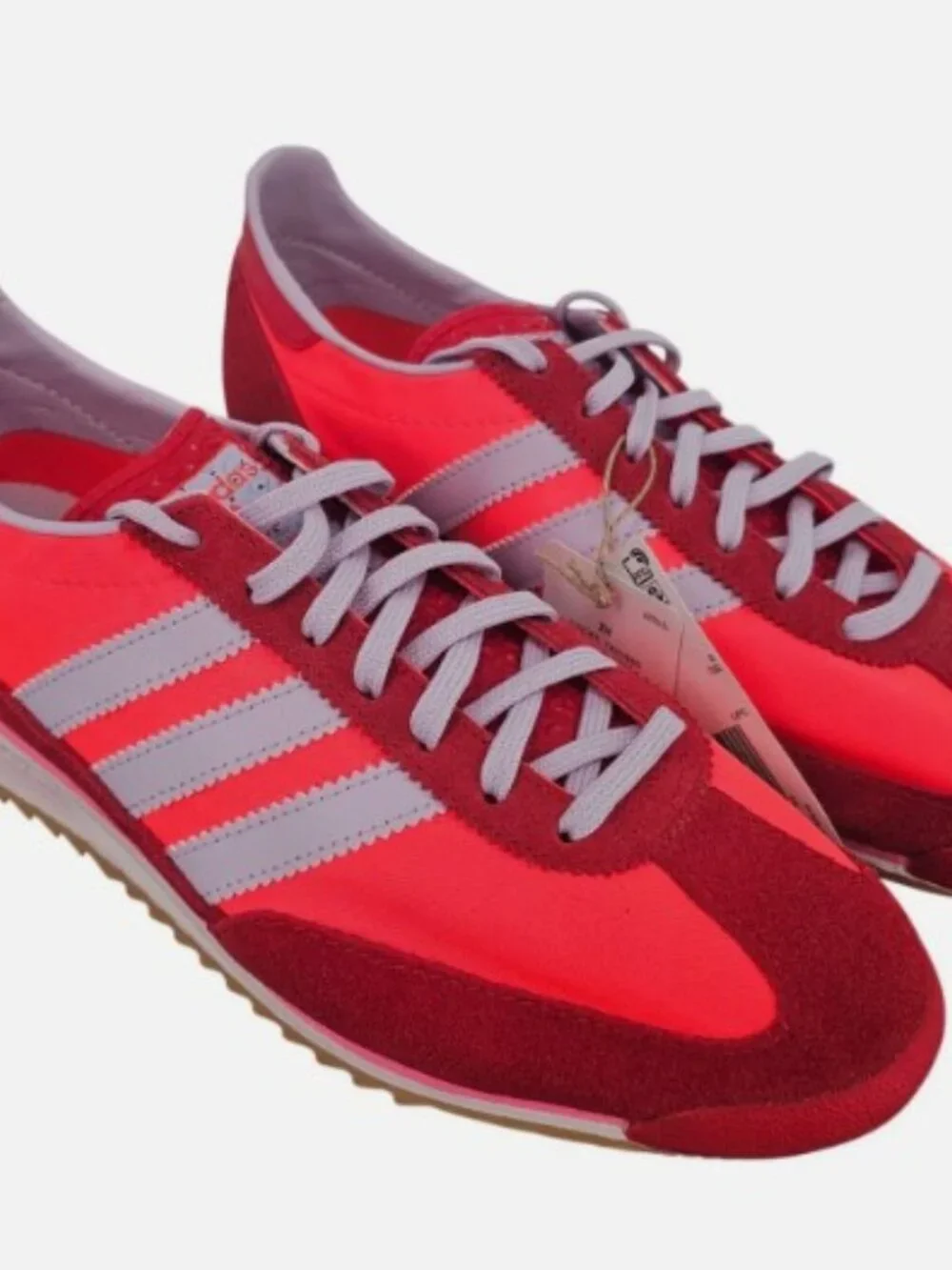 NEW Adidas Retro Sneakers Youth 6 / Women’s 7–7.5 – Red/Pink/Lavender